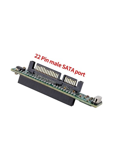 2.5inç 44pin Dişi Ide To 22 Pin Sata Erkek Hdd Çevirici