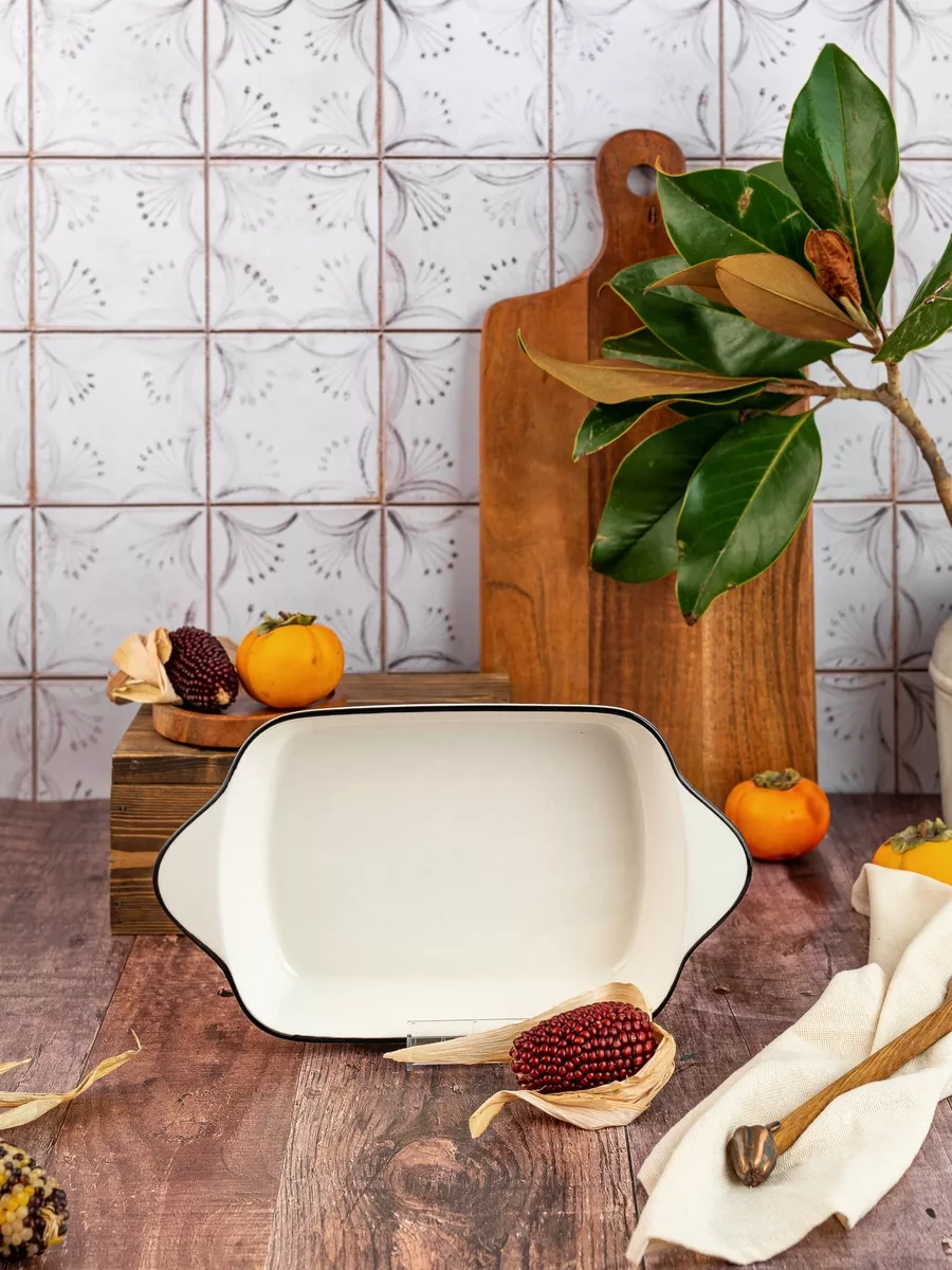 Korall Pişirme Ve Sunum Kabı Sugar 26.5cm / 800ml 263660712 Beyaz