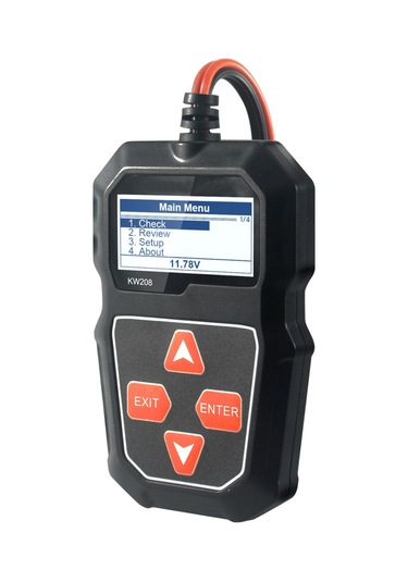 Konnweı Kw208 12v Araç Akü Yük Test Cihazı Profesyonel Otomotiv Alternatör Analizörü - Dalga Formu