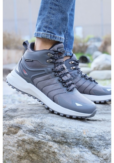 Jump 28680 Gri Erkek Su Geçirmez Outdoor Bot Spor Ayakkabı