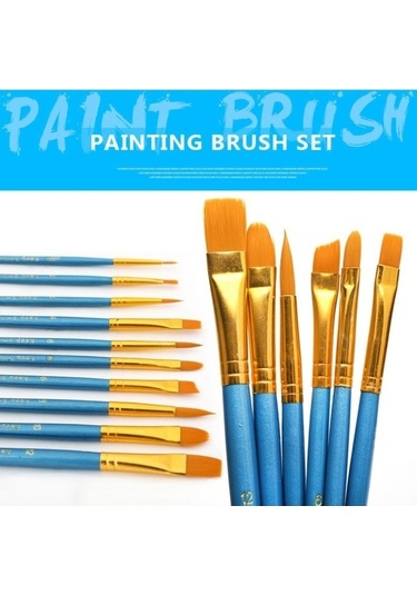 Willowhaven Suluboya Toz Boya Fırçası - Resim Sanatı Malzemeleri - Standart Paket