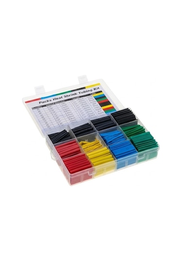 Kablo Koruyucu 530 Parça Makaron Set 2 - 3 - 5 - 7.5 - 10 -15 - 20 - 25 - 30 - 35