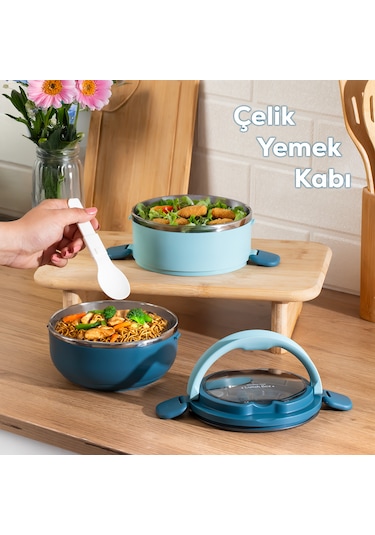 Porsima 66732 Stainless Steel Vakumlu Lunch Box Sefer Tası 1000 ML