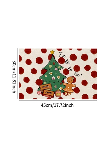 Suntek Yılbaşı Yer Matı Kolay Temizlenebilir Noel-ağacı Noel Ağacı Diğer