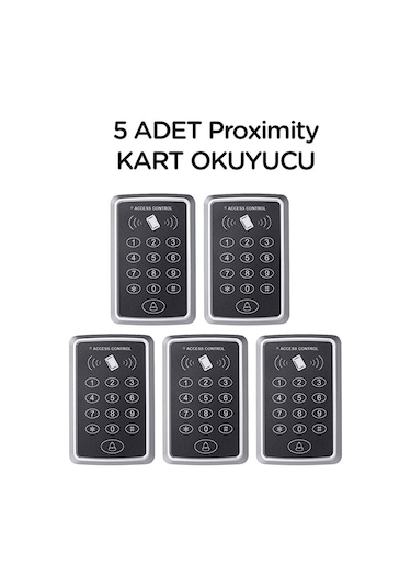 Rfid Şifreli Kapı Kilidi Kartlı Geçiş Kontrol Sistemi 5-adet