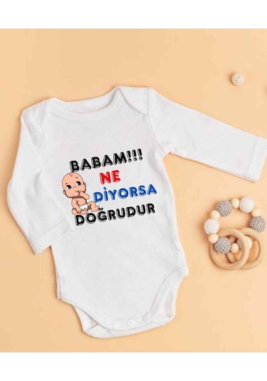 Lupi İsimli Zıbın Yazılı Bebek Zıbın Kum-koyu Pudra Beyaz