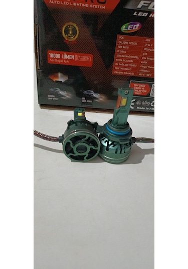 Hır2-9012 Vrpro Forte Xenon 6000k-6500k Saf Beyaz Işık Led Zenon
