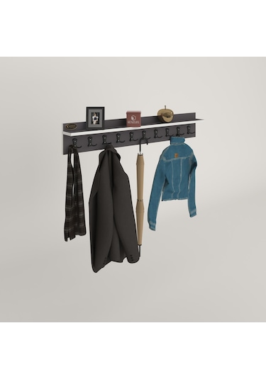 Kenzlife Elbise Askılığı Askılık Vettini Gri 20 120 12 Siyah 10 Adet Askı Portmanto Diğer