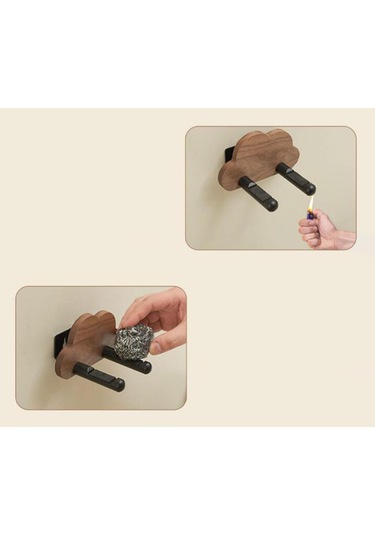 Suntek Saç Kurutma Makinesi Tutucu Taşınabilir Kahverengi