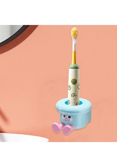 Homyl Diş Fırçası Tutucu Duvara Monte Banyo Düzenleyici Otel Mavi