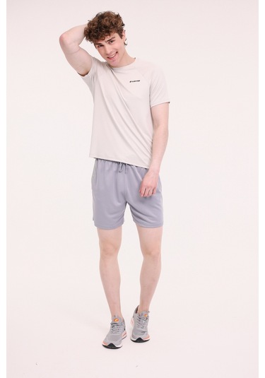 Lotto M-sımpson Tee 5fx Gri Erkek Kısa Kol T-shirt Gri