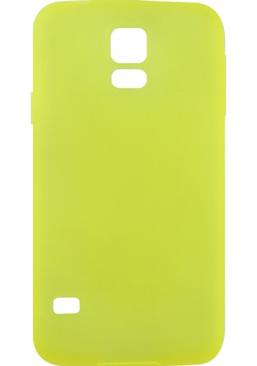 Helt Samsung Galaxy G900 S5 Uyumlu Arka Koruma Arka Koruma Kılıf Sarı