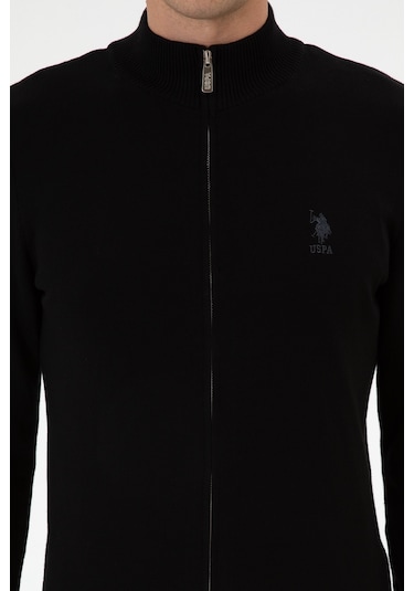 U.s. Polo Assn. Erkek Siyah Hırka Triko 50313684-vr046 Siyah