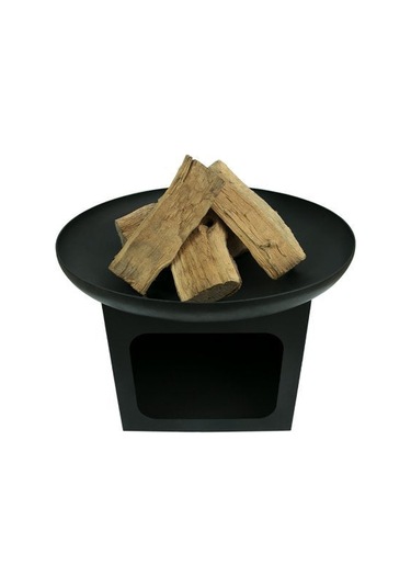 Pan 4 Bahçe Şöminesi Siyah