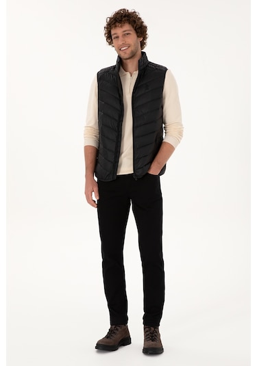 U.s. Polo Assn. Erkek Siyah Yelek Dokuma 50310045-vr046 Siyah