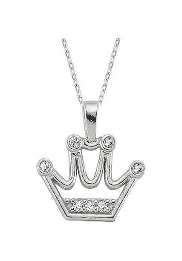 Kral Tacı Taşlı Kolye Küpe Yüzük Kadın Üçlü Gümüş Set Yst15