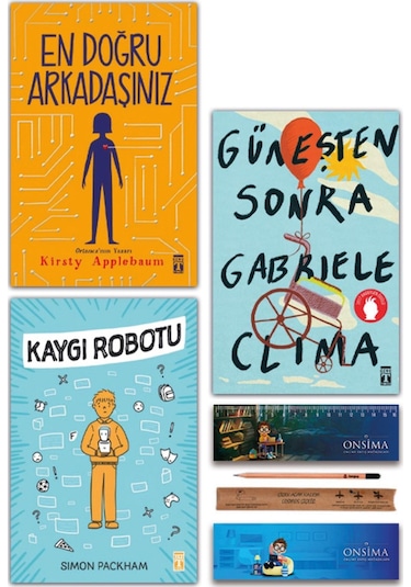 Genç Timaş Kaygı Robotu - En Doğru Arkadaşınız - Güneşten Sonra Set 3 Kitap