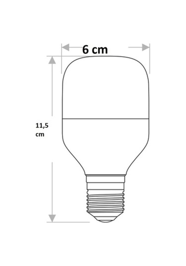 Ct-4329 15w/6500k Led Ampul Beyaz Beyaz Işık E27 Led Ampul 15 Watt Yok
