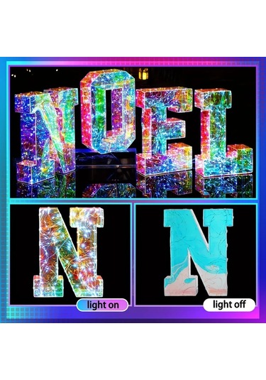 Chuangyinshop 1 Adet Led T Harf Işığı - Usb Ve Pil İle Çift Enerji Modu, Kombinlenebilir Dekoratif Lamba T Harfi