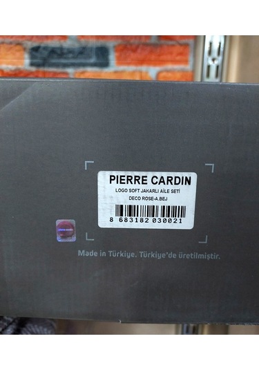 Pierre Cardin 6 Parça Jakarlı Aile Bornoz Seti-logo Soft Decorose Açık Gri - Pembe