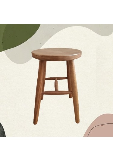 Mobilgen Ahşap Tabure Ahşap