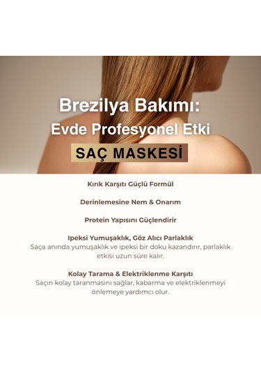 Argan & İpek Proteinli Saç Maskesi Yoğun Onarıcı Bakım 250 Ml