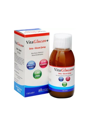 Allergo Vitaglucan Beta-Glucan Vitamin Şurup 150 Ml