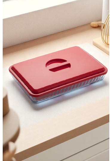 Tineke Plastik Buhar Kanallı Borcam Kapağı Dikdörtgen