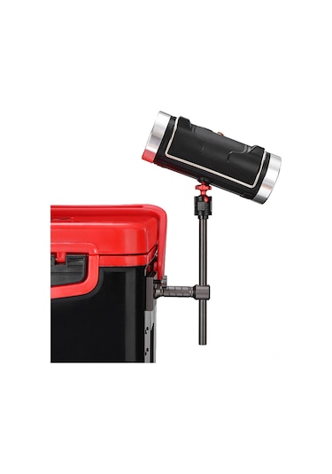 Yuntech01 Manganezyum Alyüminyum Olta Kutusu Işık Ve Telefon Canlı Yayın Stendi - 170g Hafif Tasarım