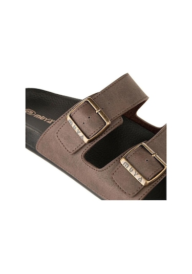 Muya Nova 31410-165 Anatomik Taban Erkek Terlik Kahve 40-45 Kahverengi