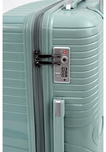 Ççs 5239 Polipropilen 3 Lü Valiz Seti Mavi