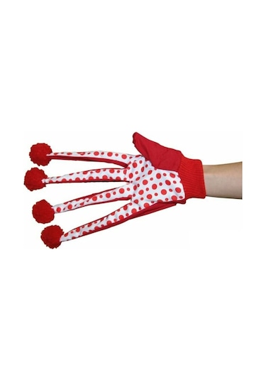 Till Puantiyeli 33 CM Ucu Toplu Eldiven Kedi Oyuncağı