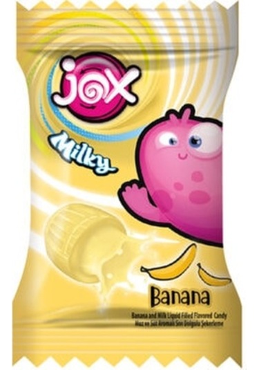 Jox Meyve ve Süt Aromalı Sıvı Dolgulu Bonbon Şekerleme 200 x 5 G