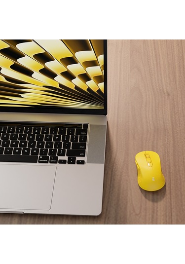 Everest Sm-bt08 Usb Sarı 2 In 1 Bluetooth 2.4ghz Kablosuz Mouse