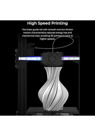 Suofeng Ender-3 Serisi İçin 320mm Mgn12 Lineer Ray Kiti - 50g Gümüş