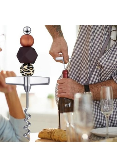 Ulzyvf Yap Şişe Açacak Şarap Mantar Kırmızı Boncuklu Diğer Aksesuarlar Açacağı Xm Diğer