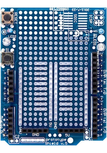 Arduino Uno R3 Proto Shield + Mini Breadboard
