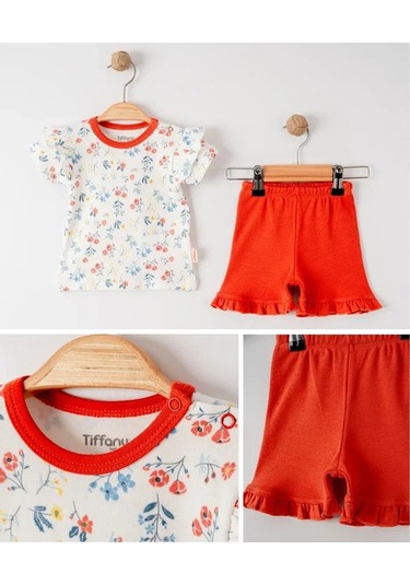 Tiffany Baby Sweat Theme Kız Çocuk 2'li Şortlu Takım 11104 001