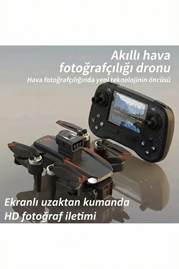 Js26h Drone 4k Hd Kamera Fırçasız Motor Engel Kaçınma Katlanabilir Uzaktan Kumandalı Drone