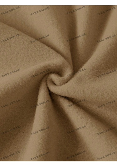 Y2k Trend Sezon Unisex Retro Sweatshırt Kapşonlu Kod 1690 Trz1565 Bej