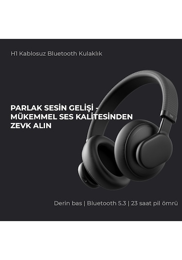 Bix Soundcraft H1 ANC Kablosuz Kulak üstü Bluetooth 5.3 Kulaklık