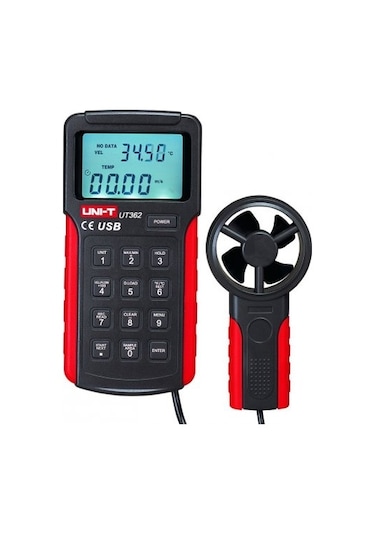 Uni-T UT362 Rüzgar Hızı Ölçer Dijital Anemometre