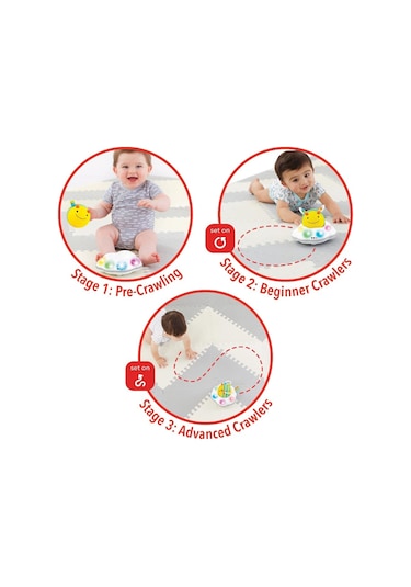 Skip Hop Explore & More Follow Bee Crawl Toy 5 Ay+ Müzikli ve