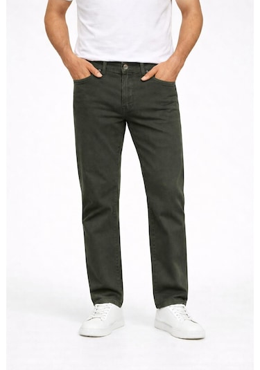 Big Rodoc Regular Fit Likralı Erkek Jean Pantolon 7562 Haki