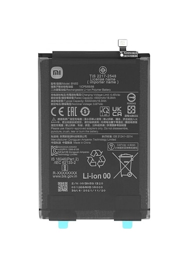 Xiaomi Redmi 10c Bn5g Batarya