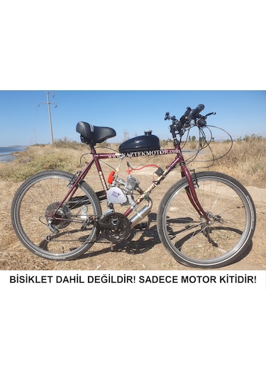 Skyhawk 85cc 2 Zamanlı Benzinli Bisiklet Motor Kiti Çok Renkli