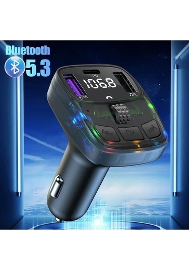 Moly Çok Güçlü Xiaoguang Araç Şarj Cihazı Bluetooth 5.3 Fm Verici