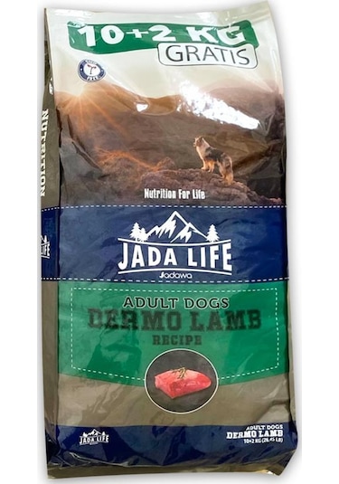 Jadawa Jada Life Hassas Deri Kuzu Etli Köpek Maması 10+2 KG