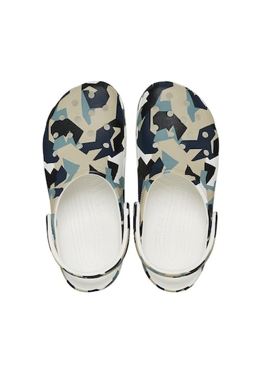 Crocs Geo Camo Clog Kadın Sandalet 211009-94s Beyaz