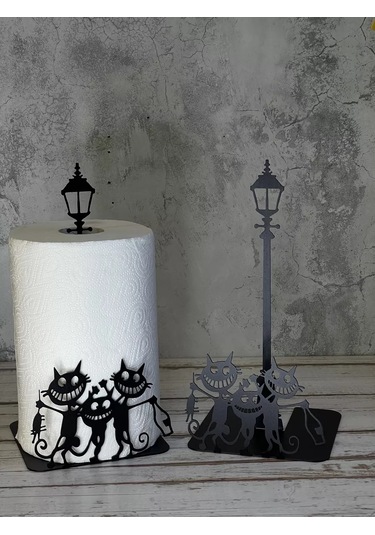 Goodloftfamily Mutfak İçin Masaüstü Kağıt Havlu Tutucu 195614073 Siyah